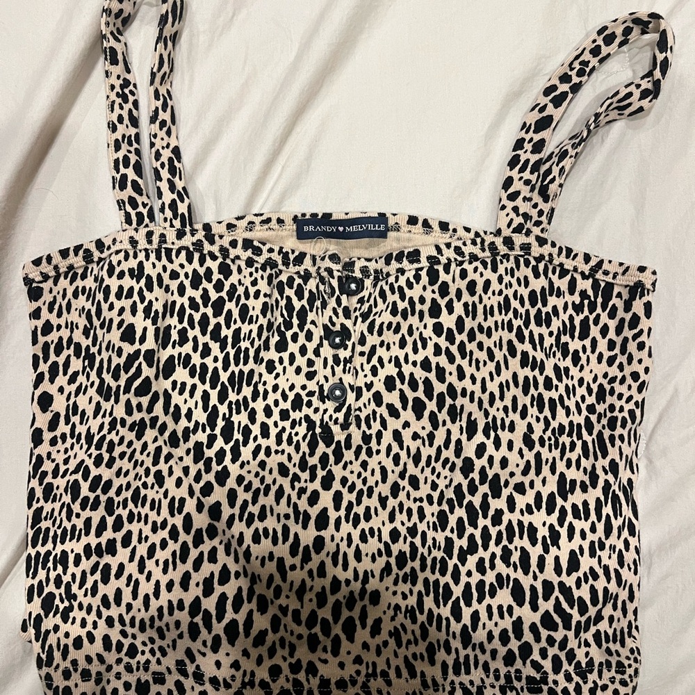 Brandy Melville Leopard Print Women's Top